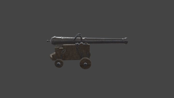 CannonTexture 3D Model