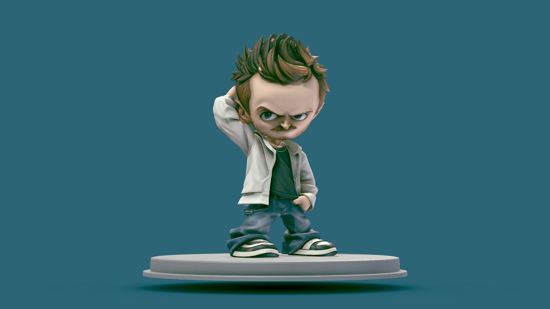 Jesse Pinkman - Download Free 3D model by BigHeadLab (@BigHeadLab