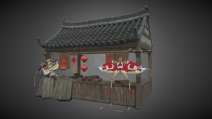 stall stand 3D Model