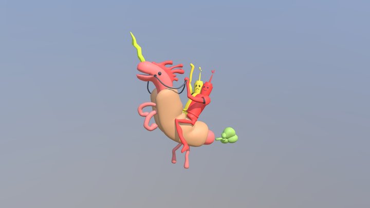 Dog 3D Model