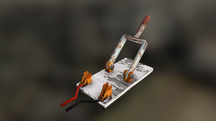 Electric Chair Switch 3D Model