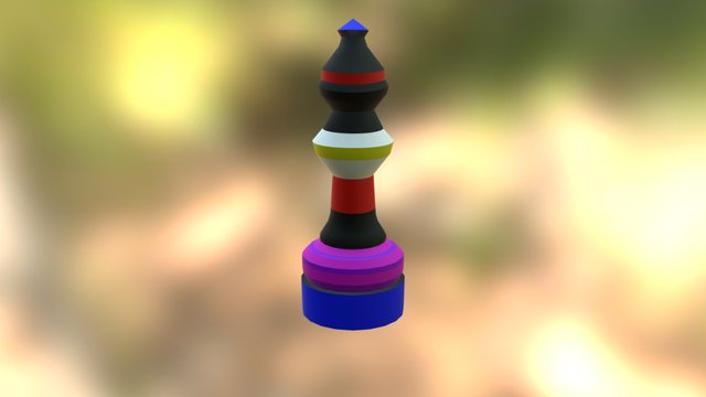Davis- Chess Piece 3D Model