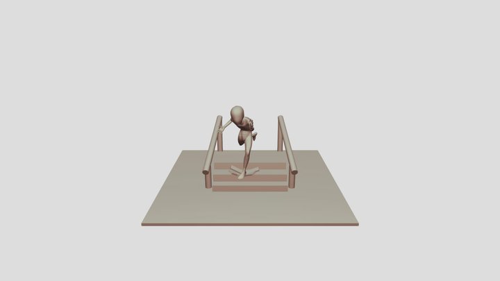 model scene blocking 3D Model