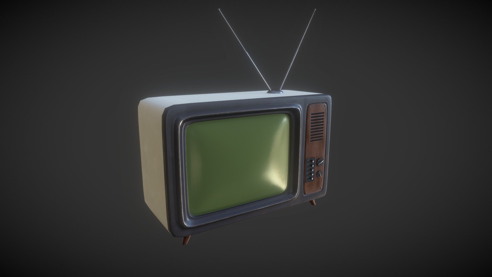 TV Retro White - Download Free 3D model by Lukas Bobor (@LukasBobor ...