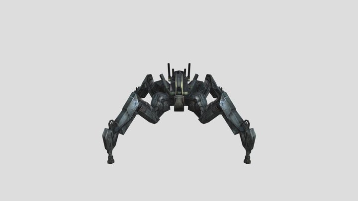 T7T Tetrapod Legs 3D Model