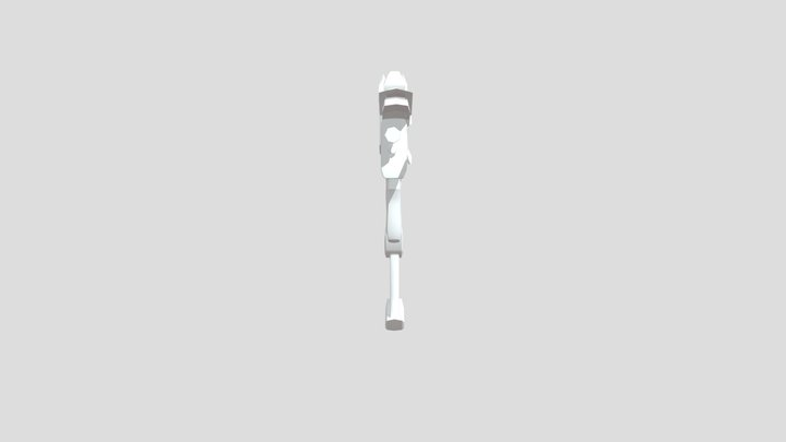 Sombra Gun W/ textures (Low poly) 3D Model