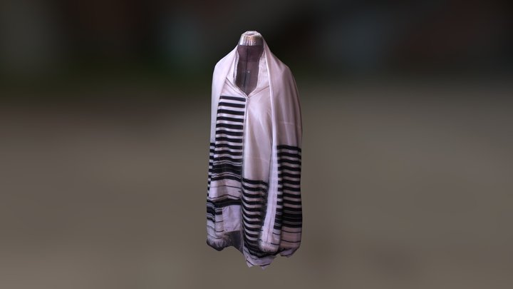 Jewish Tallis 3D Model