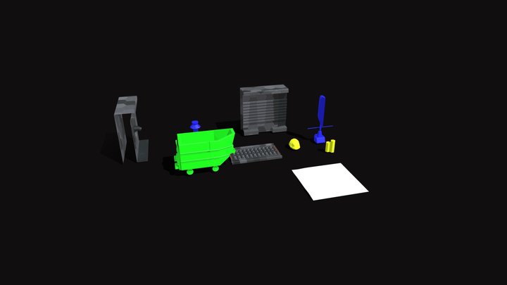 Modular Props (WIP) 3D Model