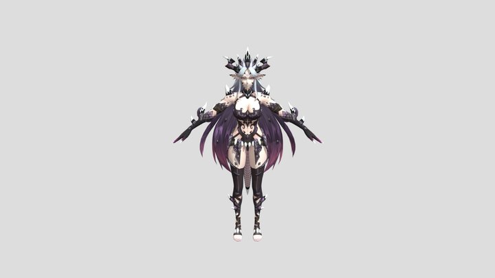 Boss  Apocalypsion  King's raid 3D Model