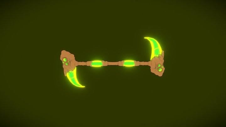 The deadly scythe of life 3D Model
