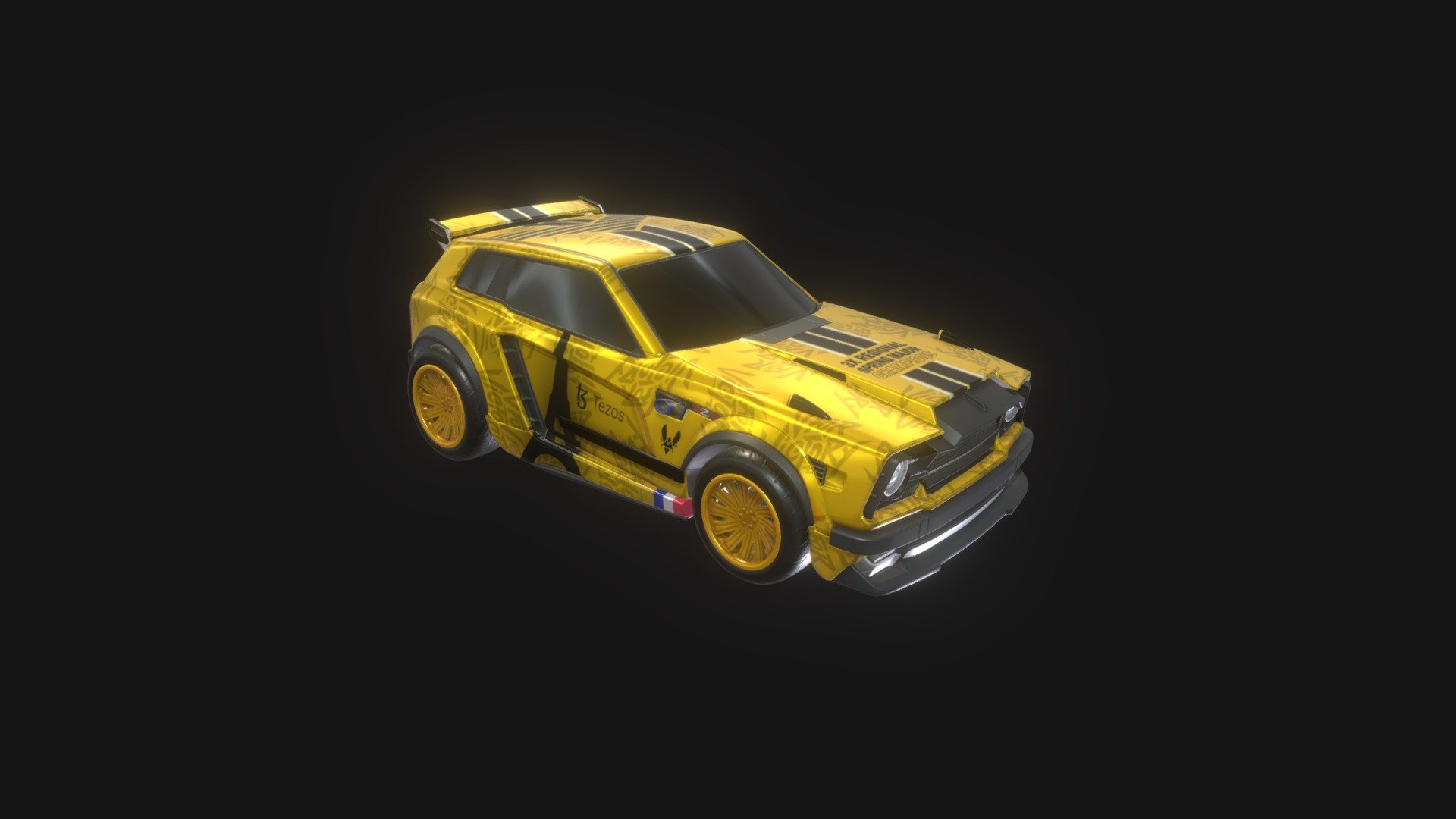 Team Vitality - Fennec Away | Worlds RLCS 2023 - 3D model by Joud