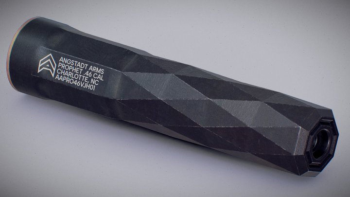 Angstadt Arms Prophet Suppressor Lowpoly – Modello 3D gratuito STL