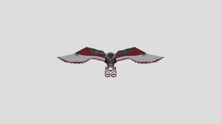 Falcon Wings 3D Model