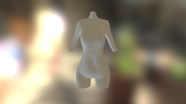 Female Body Part 1 3D Model