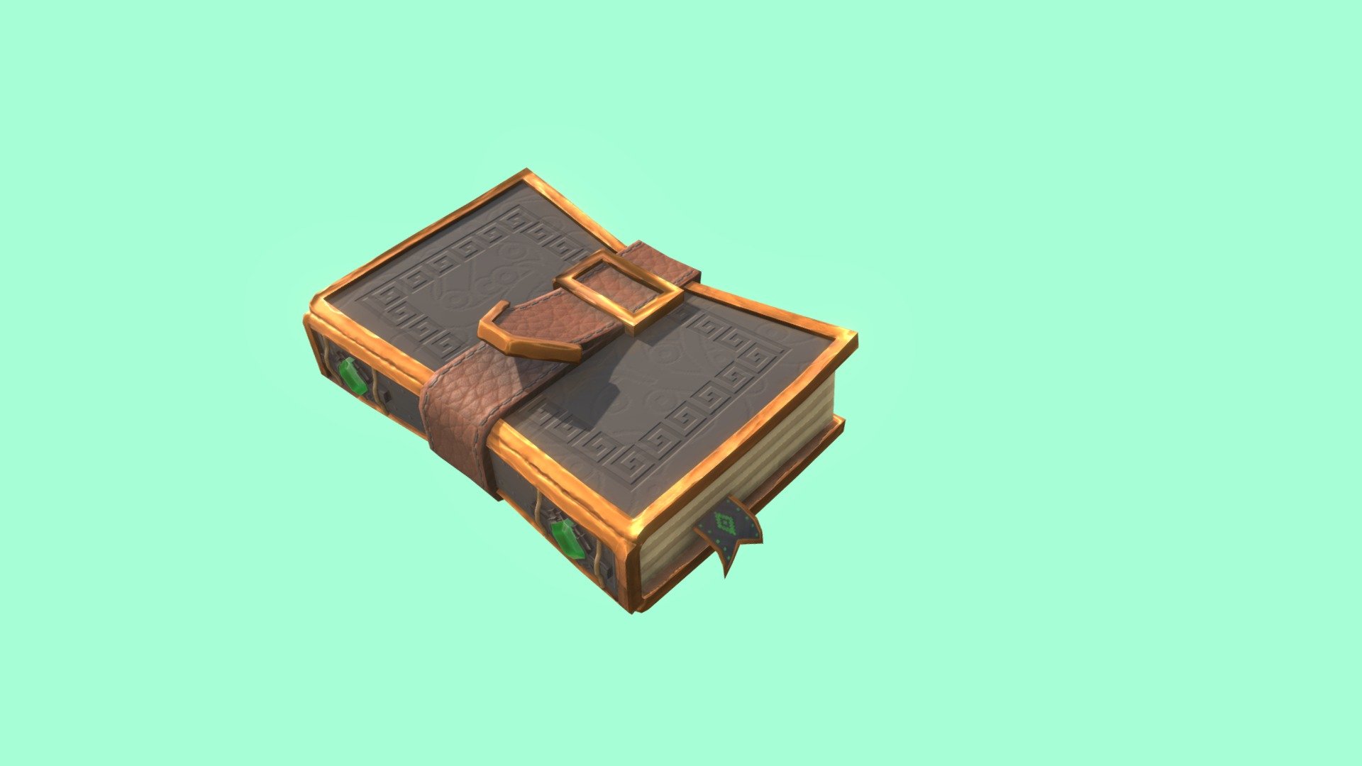 Stylized Ancient book - 3D model by 123Spongebob123 [057255f] - Sketchfab