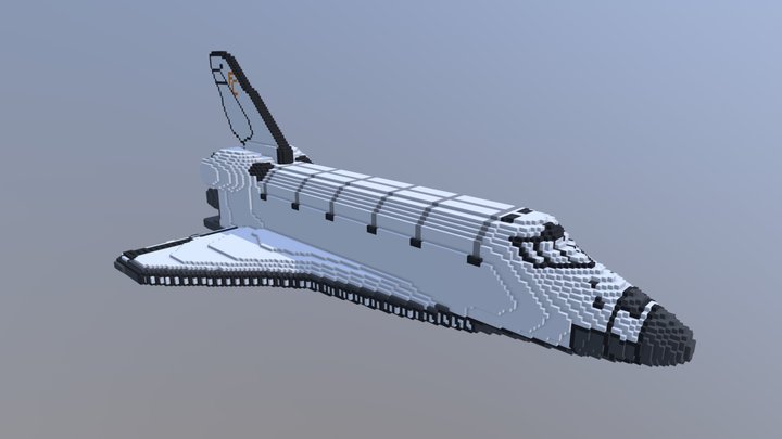 Voxel | Space Shuttle 3D Model