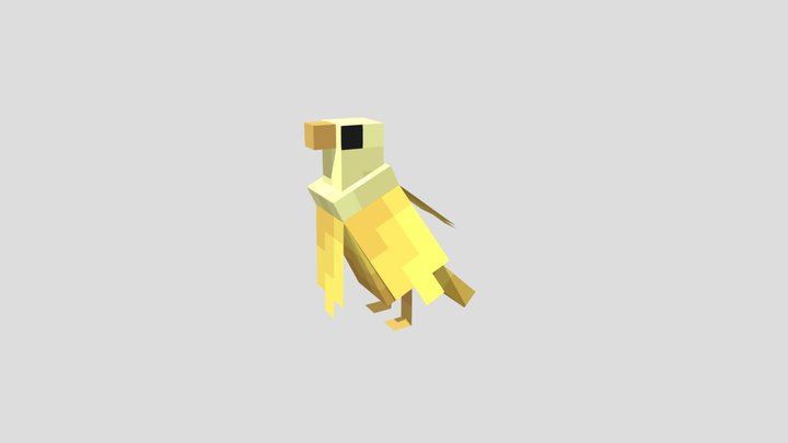 Banana Bird 3D Model