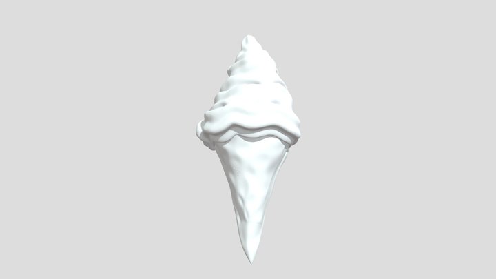 Ice Cream 3D Model (Alembic) 3D Model