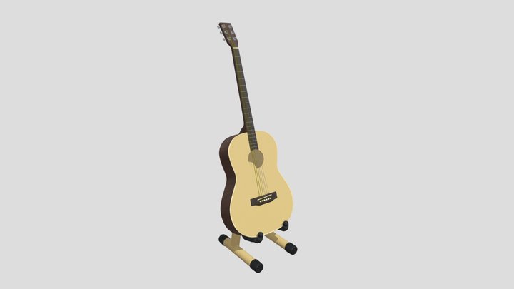 Guitar 3D Model