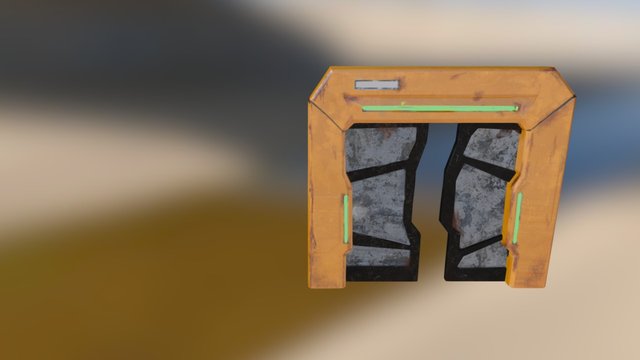 Scifi_Door 3D Model