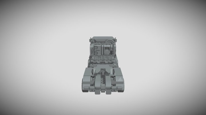 буйвол_mk_3_тягач 3D Model