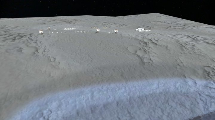 Extraction zone 3D Model