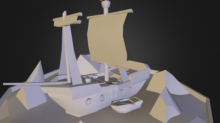 PirateShip 3D Model