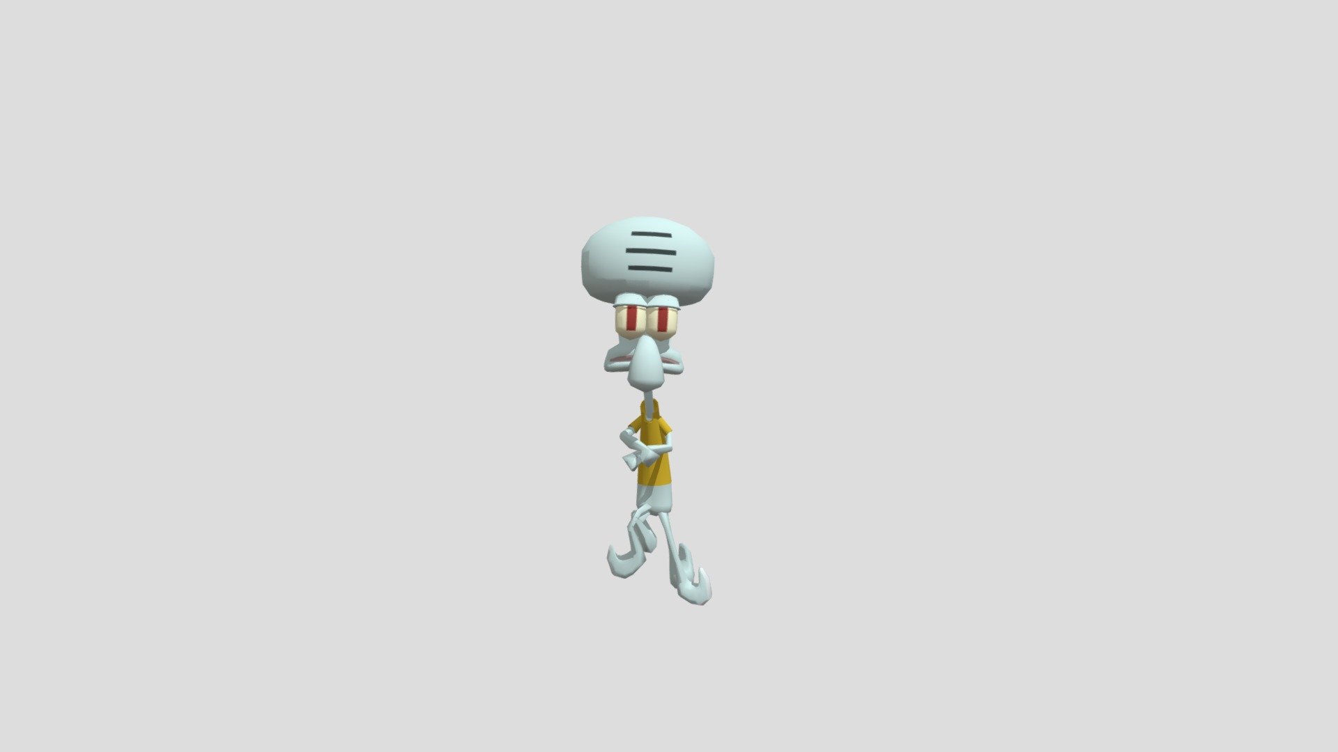 Gangnam Style Squidward - 3d Model By 28xalaxolog [057a85f] - Sketchfab