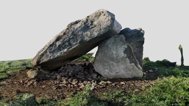 Killaclohane I Portal Tomb - KE047-052---- 3D Model