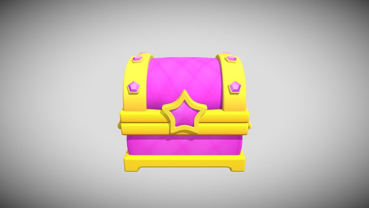 Stylized_Treasure_box 3D Model