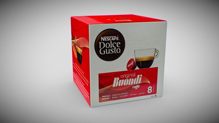 Coffee Capsules Pack: Dolce Gusto Espresso 3D Model