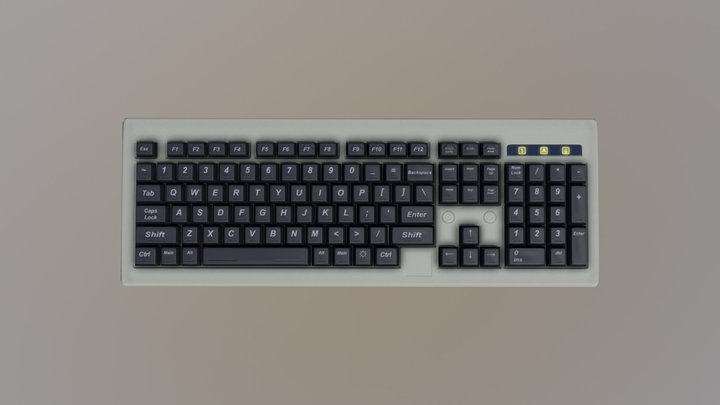Keyboard 3D Model