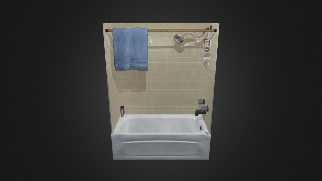 Shower Set - 3D model by Emily Pich (@pichemily) [057cc1a] - Sketchfab