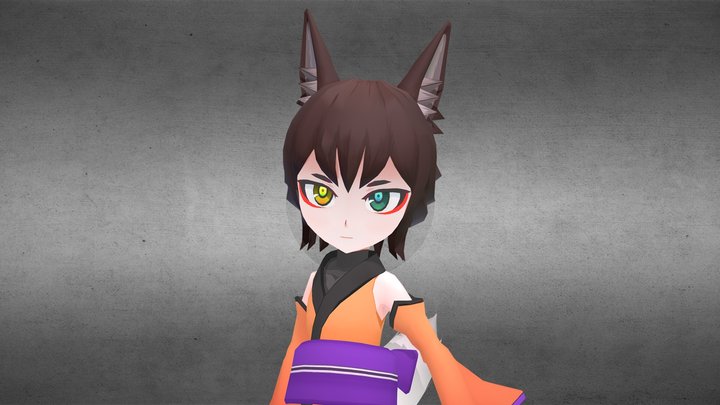 Lowpory Fox 3D Model