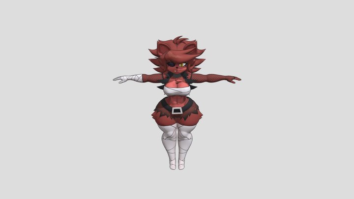 Fnia Foxy 3D Normal 3D Model