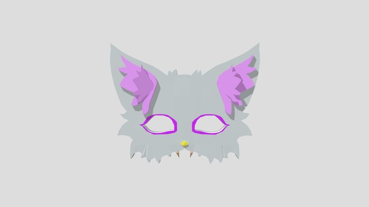 Feline mask or cat mask. V1