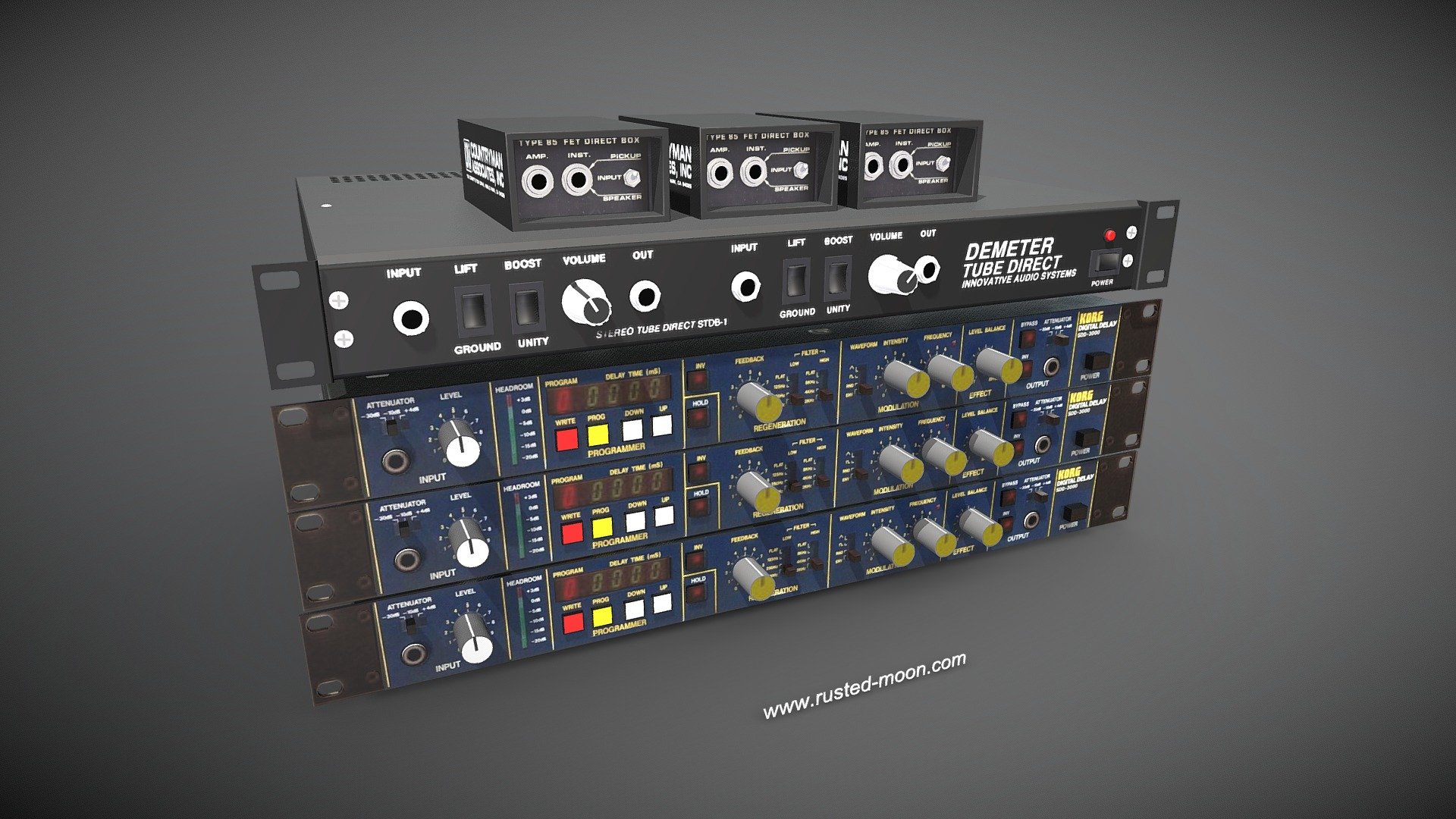Effect Devices 2010 Solo Tour - 3D model by Rusted Moon (@rusted-moon ...