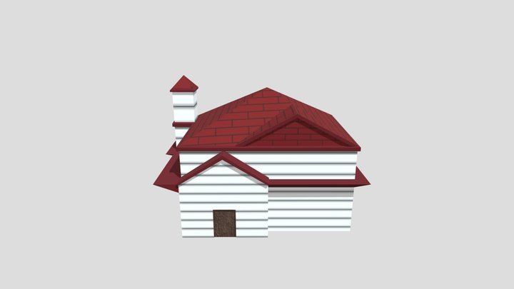 Two Story House 3D Model