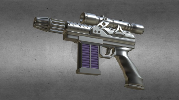 SGU blaster WIP 3D Model