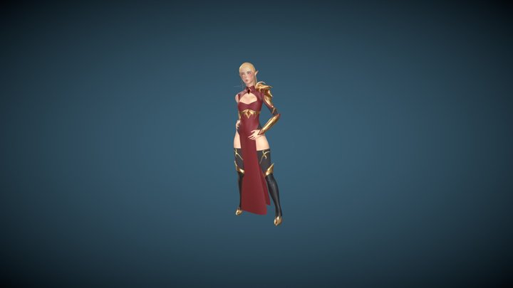 Elf Character 3D Model