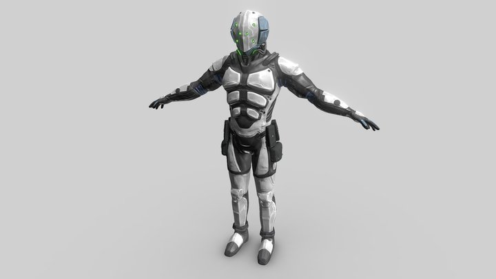 Sci-Fi Recon 3D Model