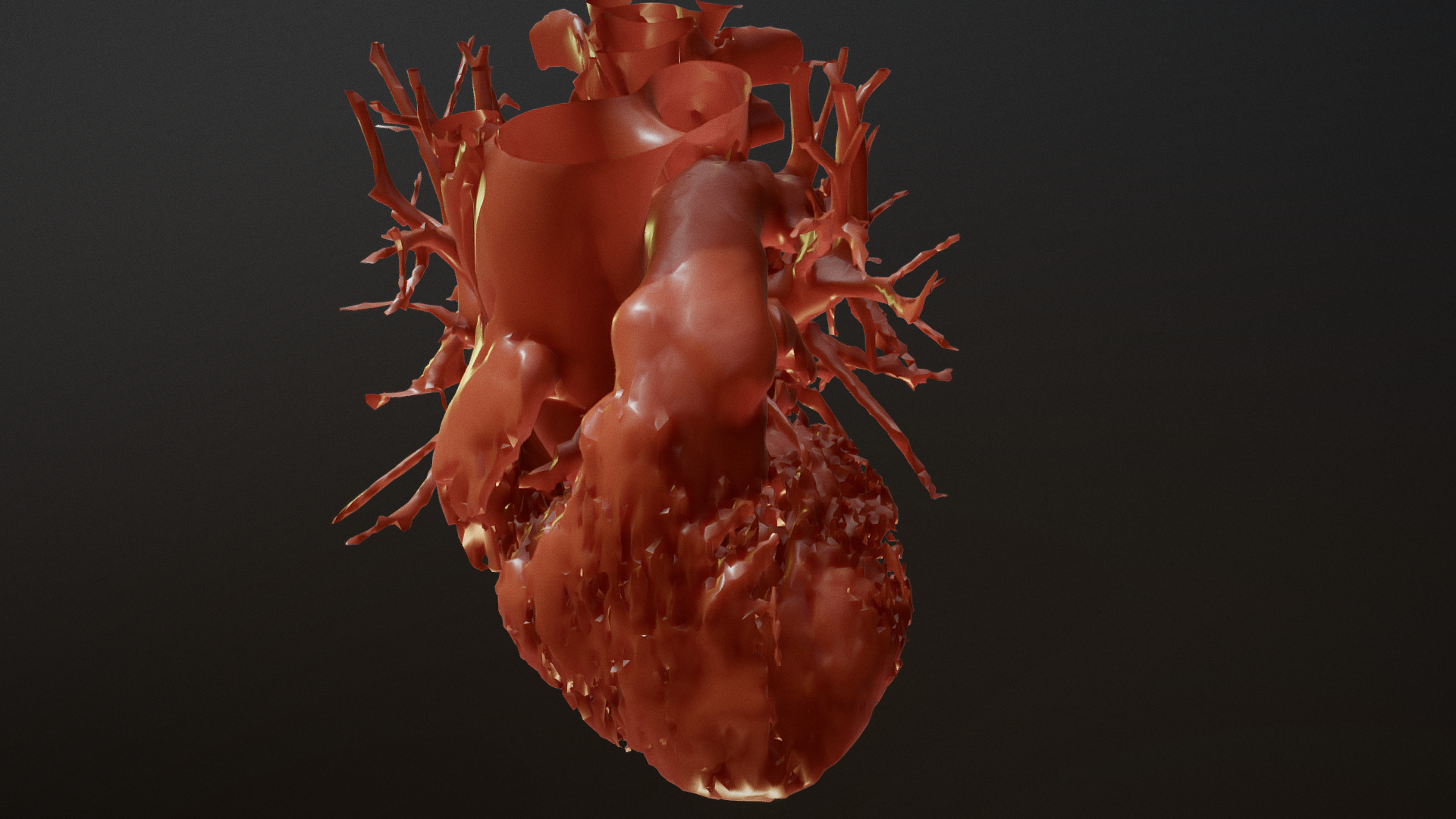 3D model Computed Tomography Reconstruction of Heart V2 - This is a 3D model of the Computed Tomography Reconstruction of Heart V2. The 3D model is about a close up of a shrimp.