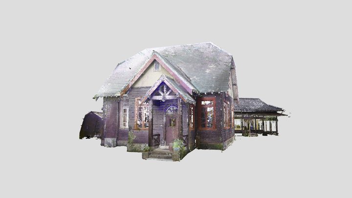 国登録有形文化財 沖本家住宅【点群データ】 3D Model
