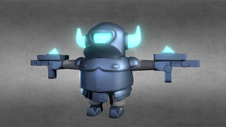 mini pekka clash royale 3D Model
