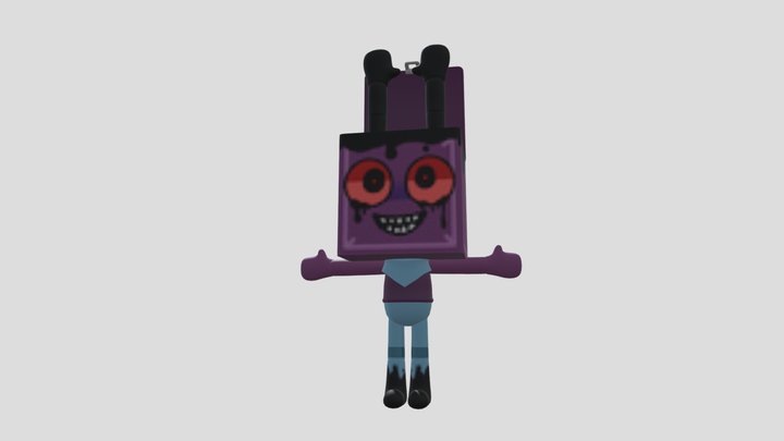 Twisted Boxten's Attack Face 3D Model