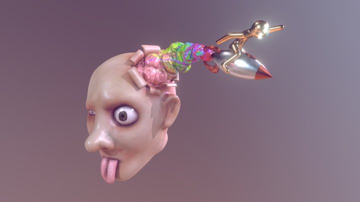 Mind Blown! 3D Model