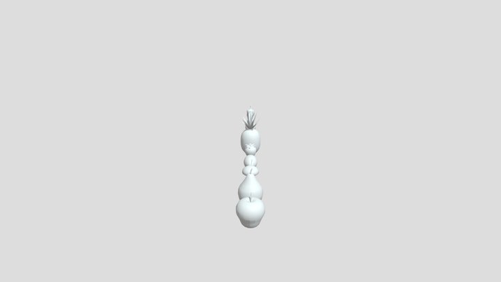 Low Poly Vitamine I 3D Model