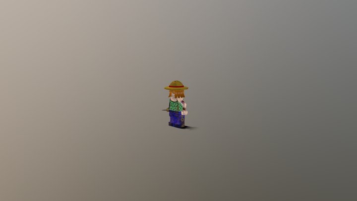 Lego Nami One Piece 3D Model