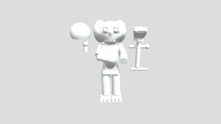 Gidgit the dog 3D Model