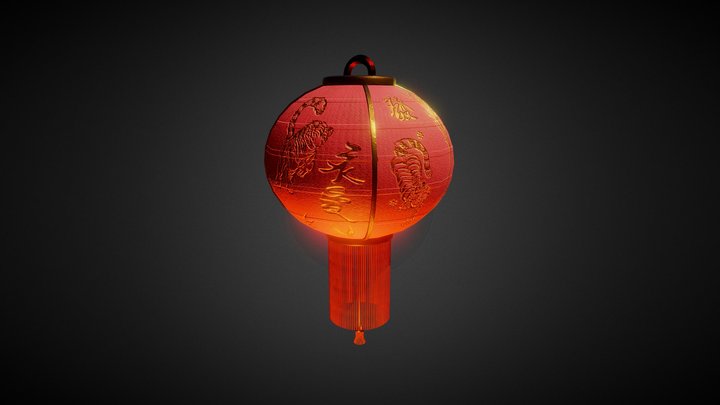 Chinese Lantern | DiNusty Empire Challenge 3D Model